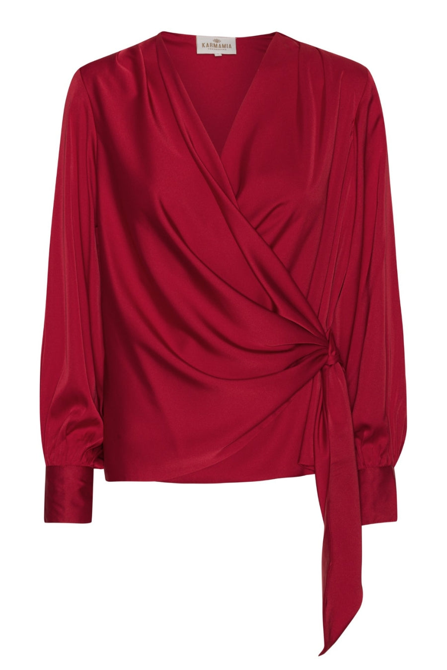 Ines Blouse- Deep Red