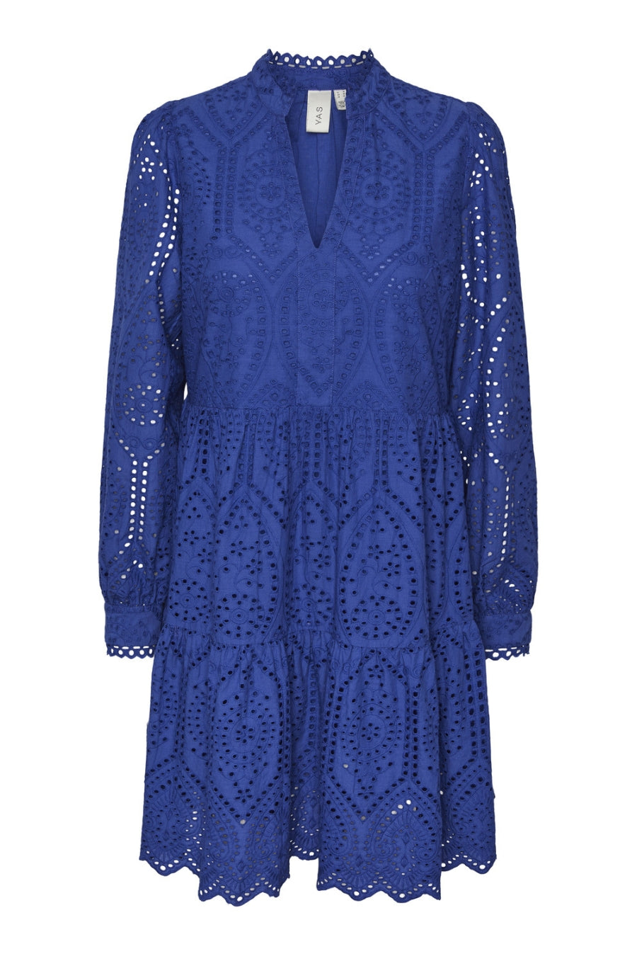 Yas Long Sleeve Dress- Deep Ultramarine