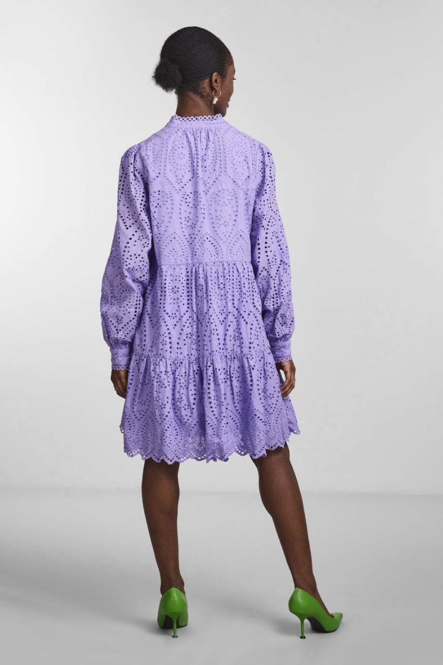 Yas Long Sleeve Dress-Bougainvillea