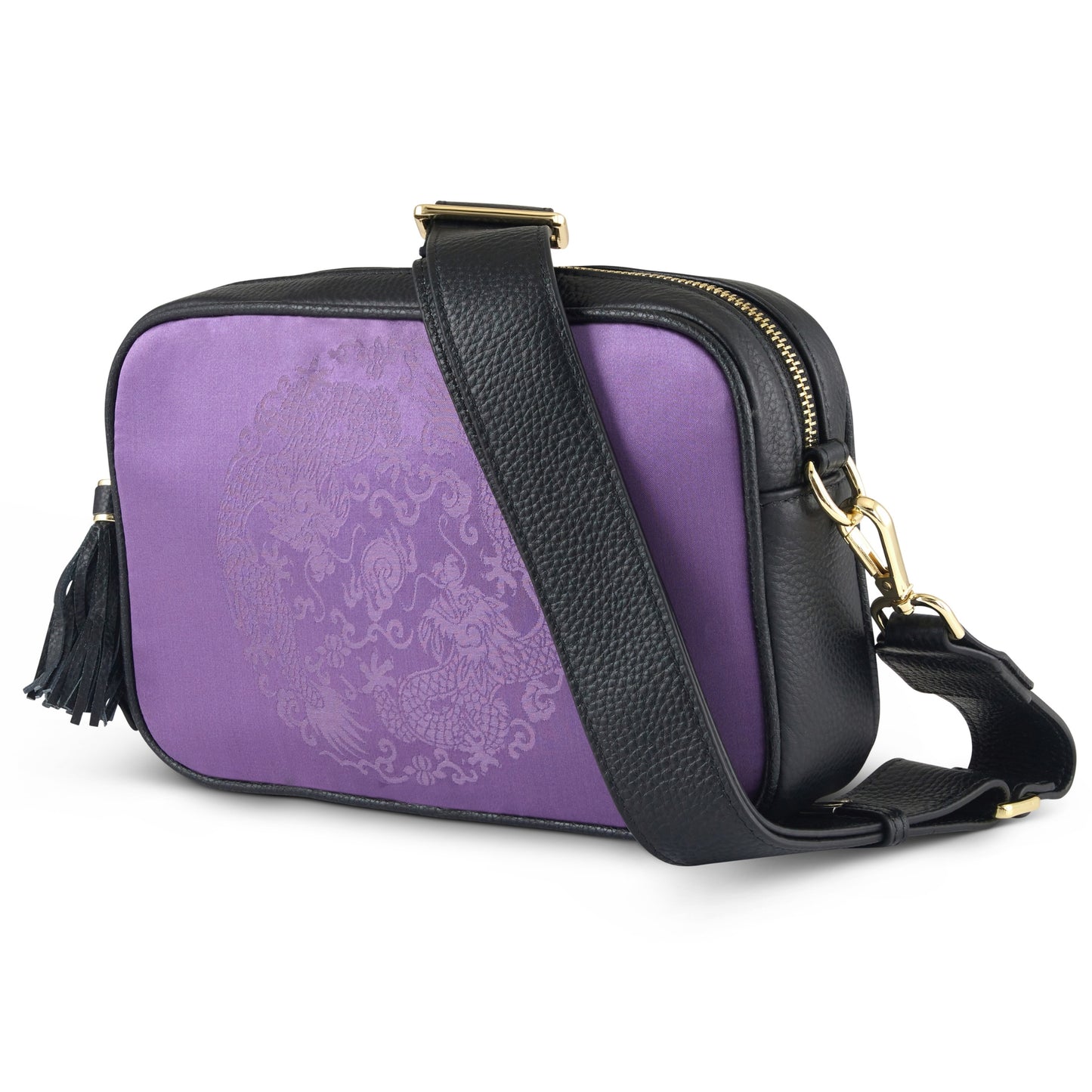 New York Camera Bag- Vintage Purple Dragon