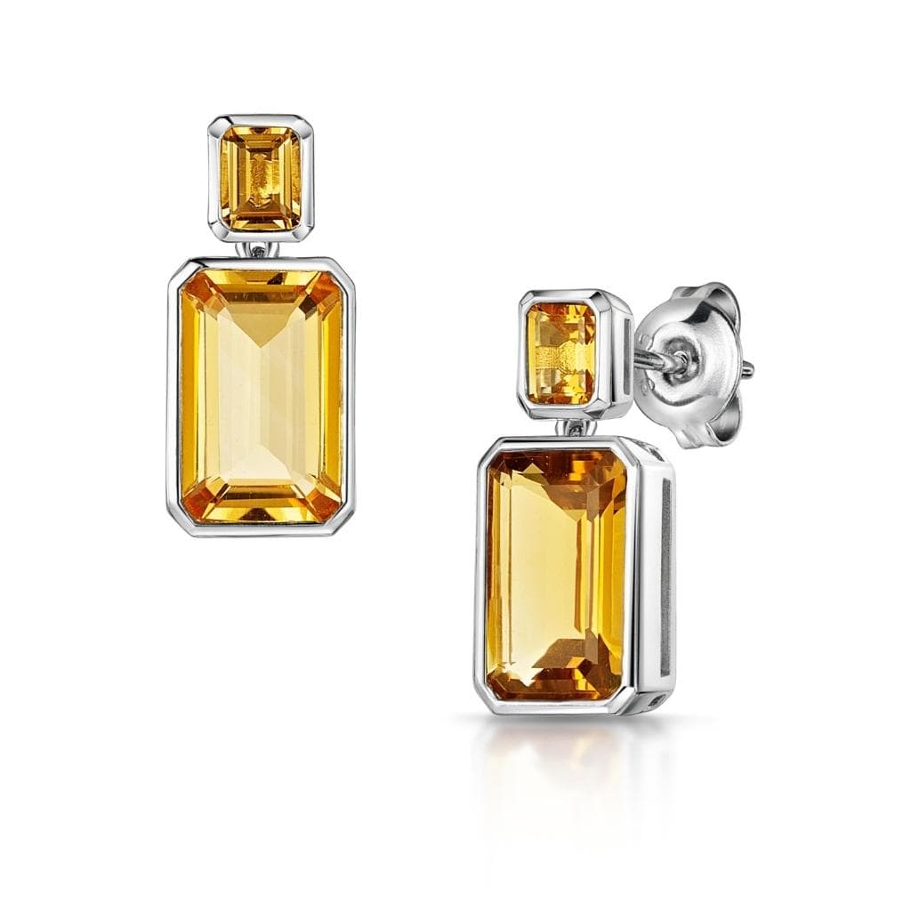 Fervor Montreal Earrings Angelina Citrine Earrings