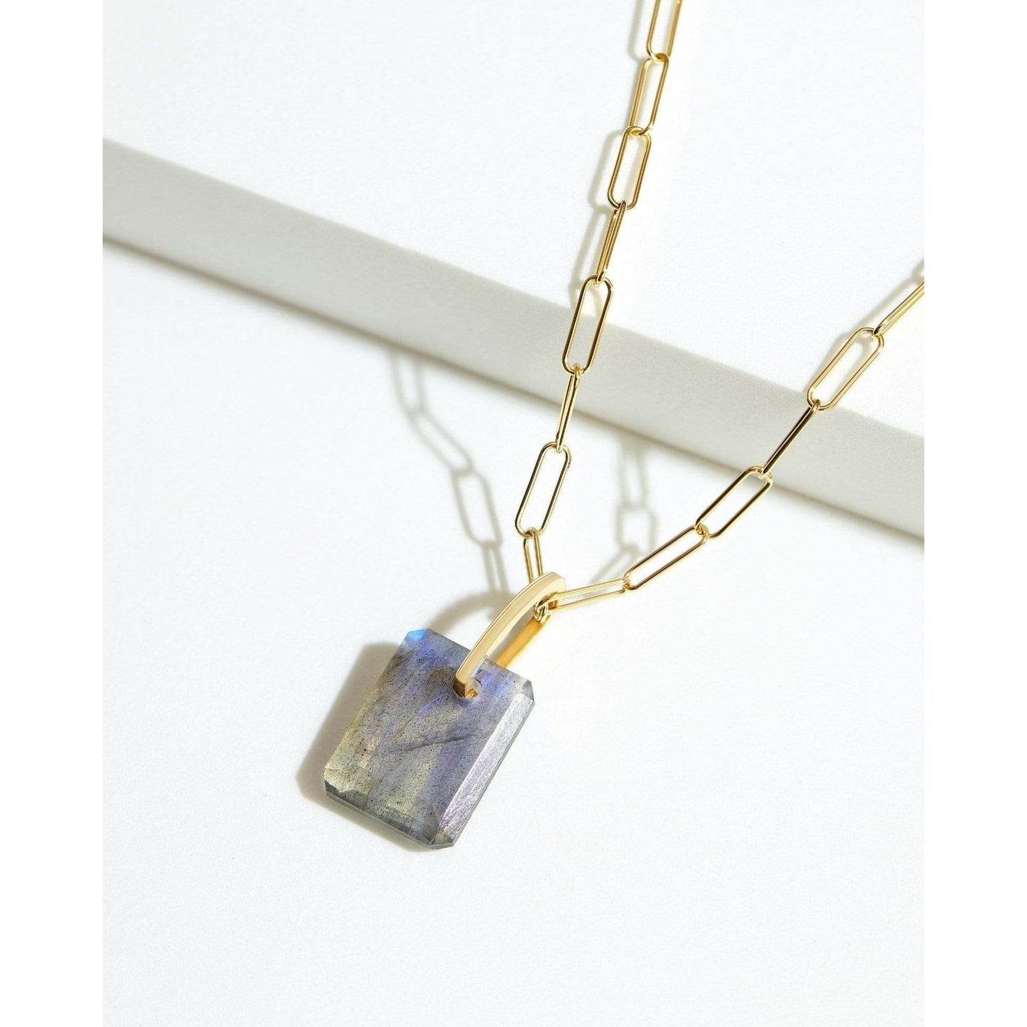 Fervor Montreal Necklace Labradorite Slab Necklace