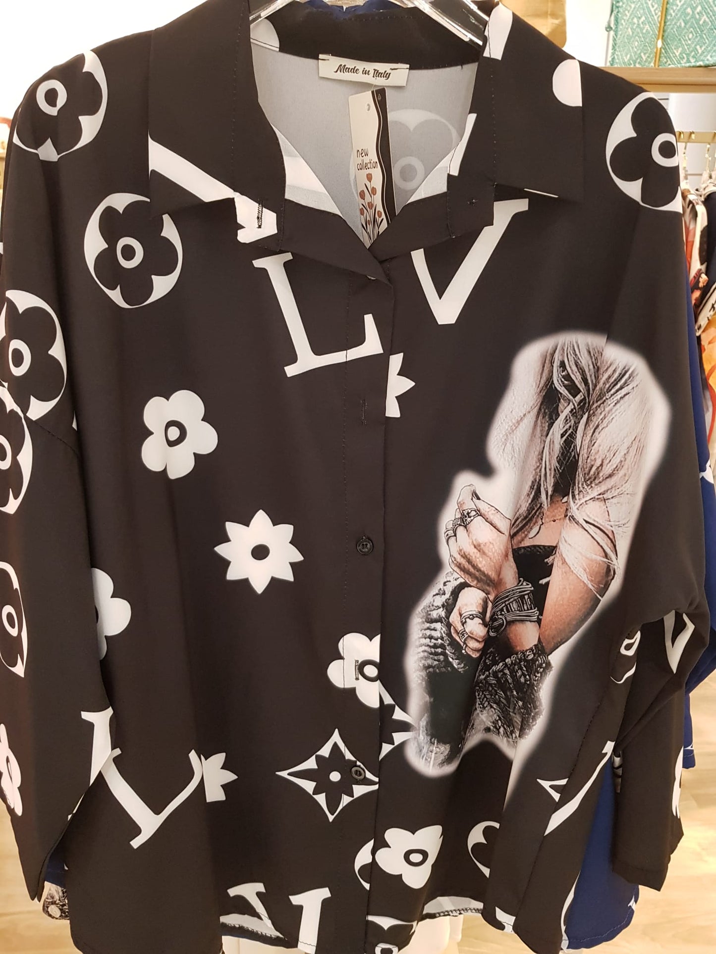 Lucky Nana- Patterned Blouse