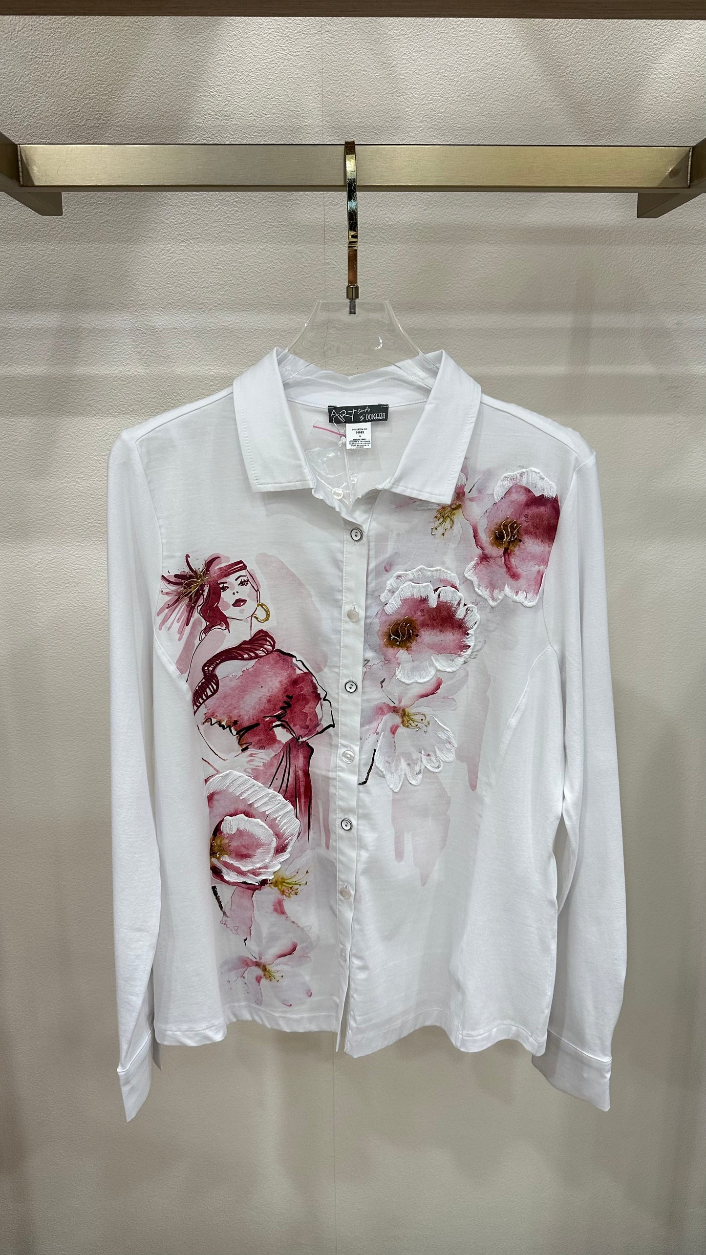 Dolcezza - Collar Button Top