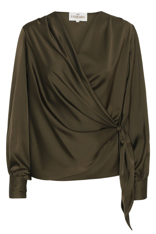 Ines Blouse- Army