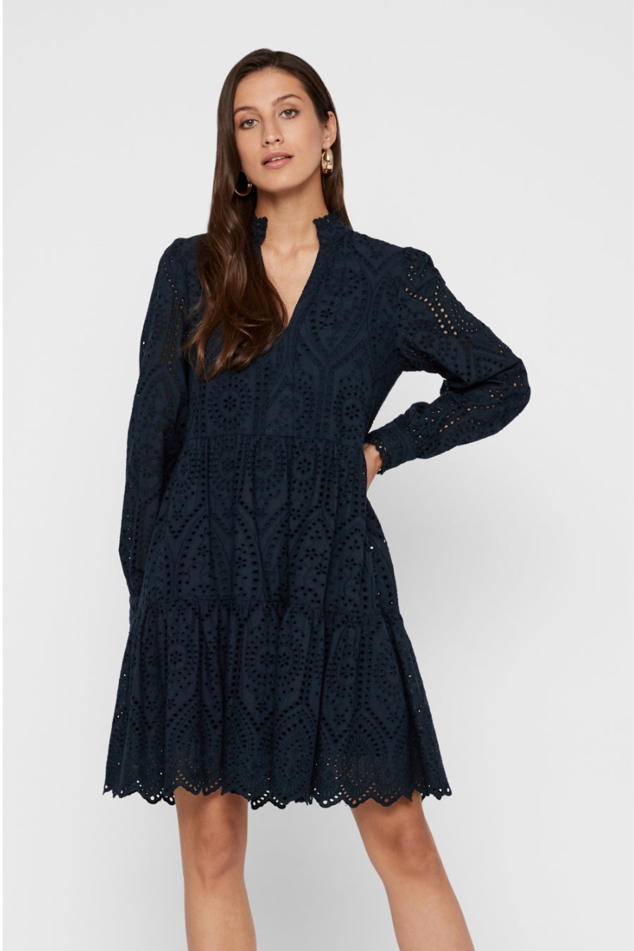 yas long sleeve dress Yas Long Sleeve Dress- Sky Captain