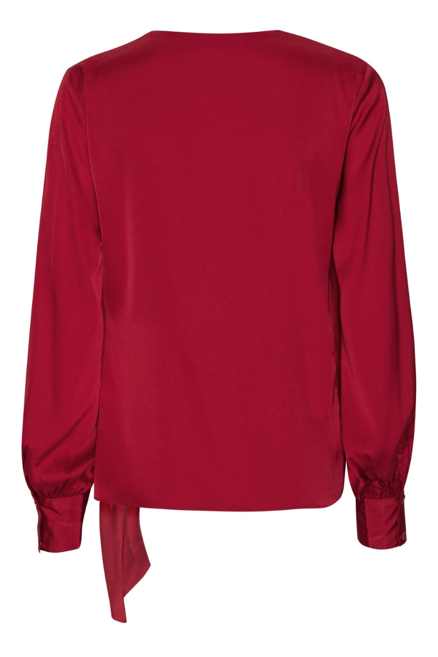 Ines Blouse- Deep Red