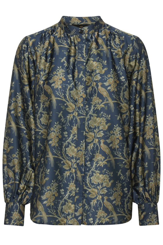 Cornelia Shirt- Indigo Provence