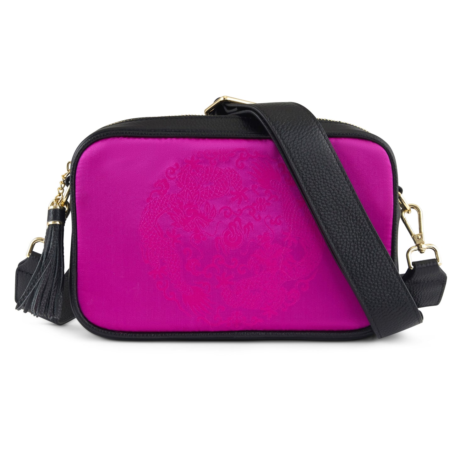 New York Camera Bag- Magenta Dragon