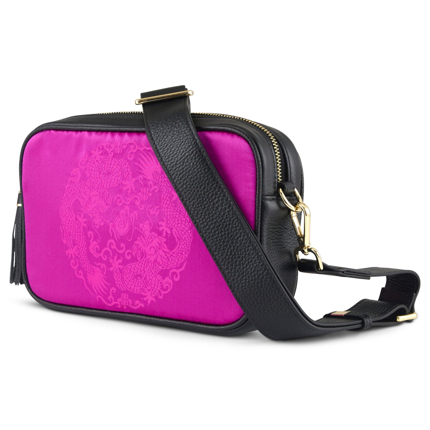 New York Camera Bag- Magenta Dragon