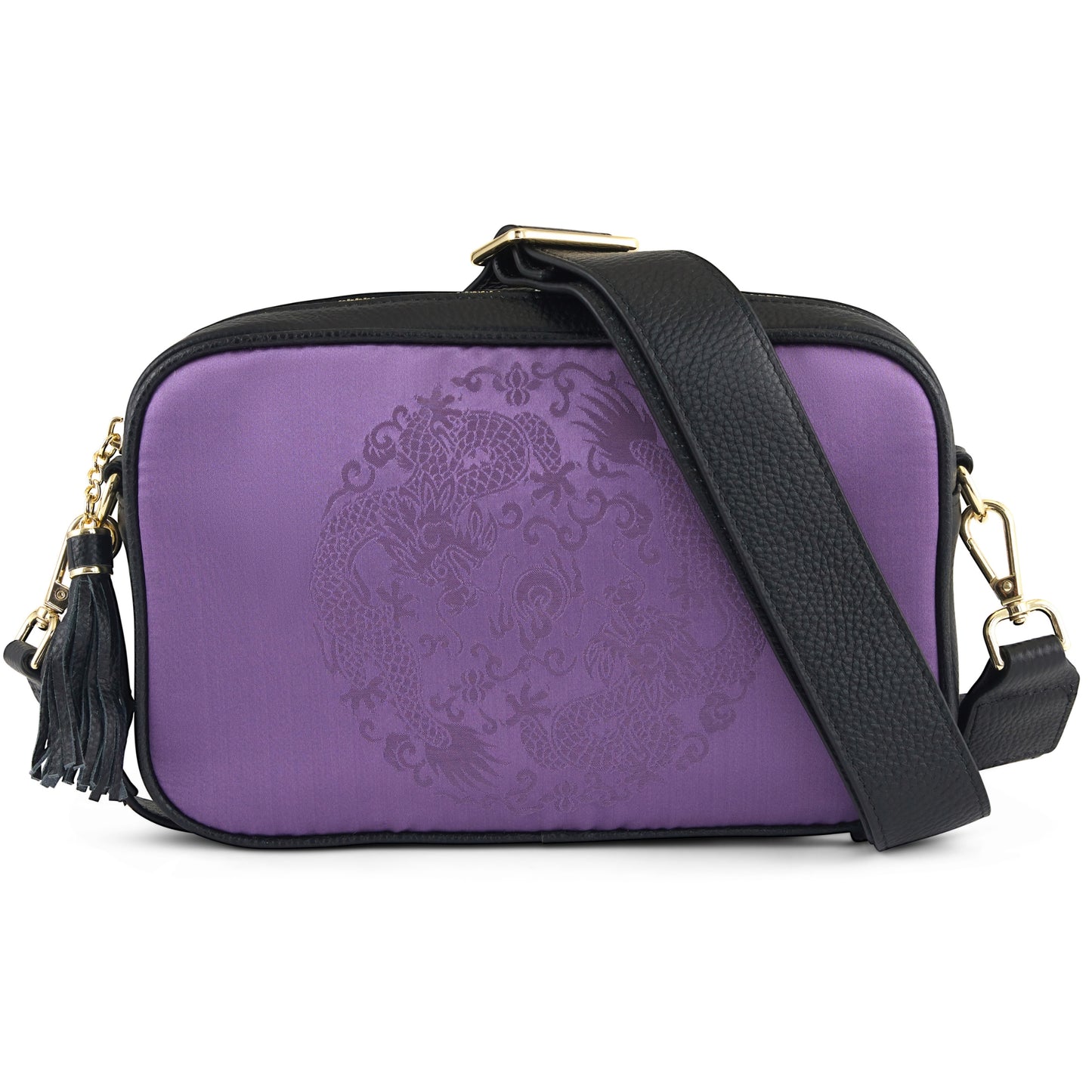 New York Camera Bag- Vintage Purple Dragon