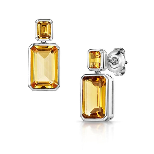 Fervor Montreal Earrings Angelina Citrine Earrings